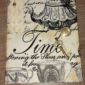 Handmade Junk Journal – Vintage Rose Theme | Neutral with Pinks & Reds